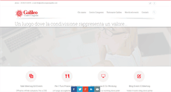 Desktop Screenshot of centrocongressigalileo.com