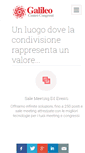 Mobile Screenshot of centrocongressigalileo.com
