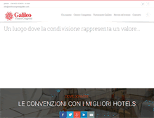 Tablet Screenshot of centrocongressigalileo.com